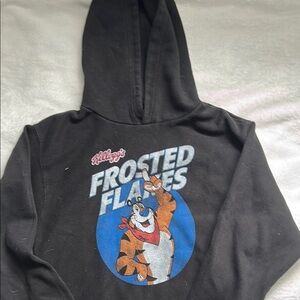 Black and Blue Graphic Hoodie